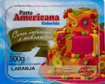 Pasta Americana cor laranja 500g ARCOLOR