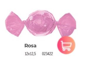 Embalagem Aluminio Trufa Rosa 12x12,5 - 1...