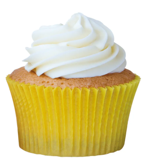 Forminha n°02 Mini Cupcake Amarelo 45 uni...