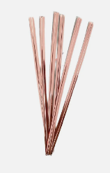 Fecho Prático Rose Gold 4mmx11cm - 100 un...