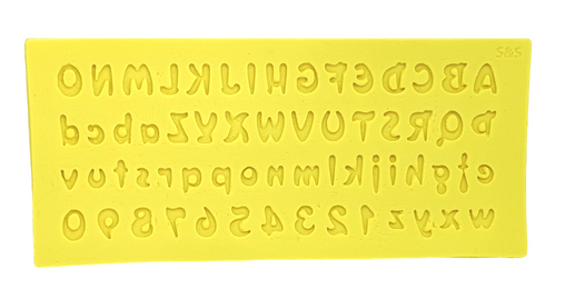 Molde de Silicone Alfabeto 1845 MAZULLI