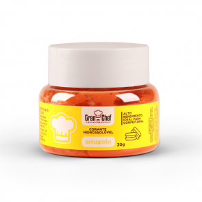 Corante em pó hidrossolúvel Amarelo 30g G...