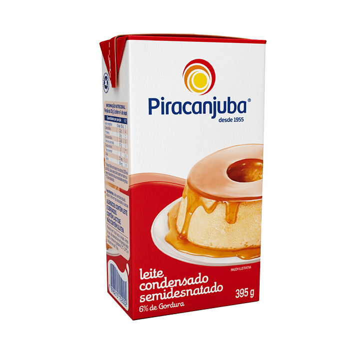 Leite Condensado semi 6% 395g PIRACANJUBA 