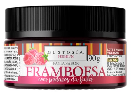 Pasta Saborizante Framboesa 90g GUSTOSIA