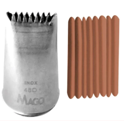 Bico de Confeitar Serra mod.48D pequeno MAGO