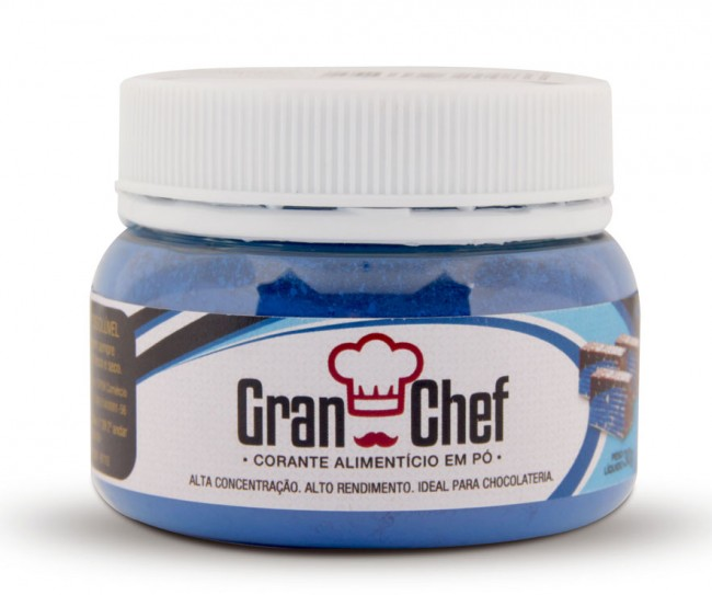 Corante em pó Lipossolúvel Azul 5g GRAN CHEF