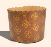Forma De Panetone Marrom 100G 70X60MM 10 ...