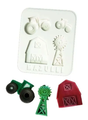 Molde de Silicone Kit Fazendinha 2377 MAZ...