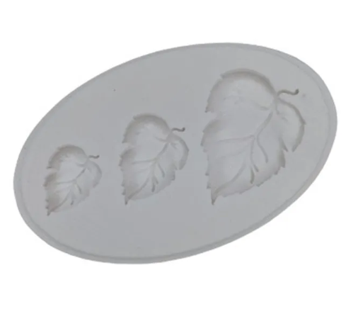 Molde de Silicone Folhas com 3 2082 MAZULLI