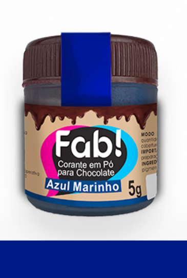 Corante em Pó para chocolate Azul Marinho...