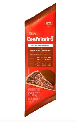 Recheio Forneável Chocolate Ao Leite 1,01...