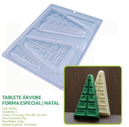 Forma para Chocolate BWB 10316 - 3 Partes...