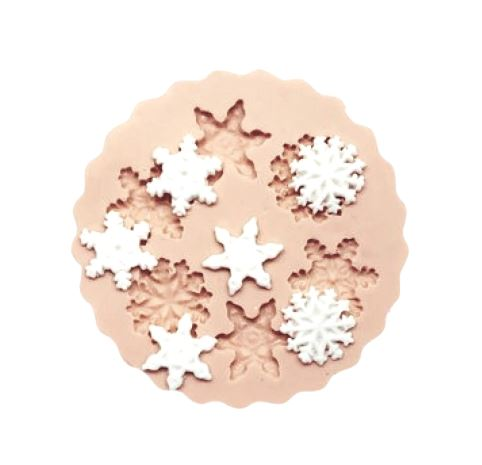 Molde de Silicone Floco de Neve 1683 MAZULLI