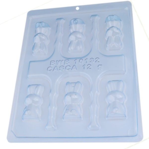 BWB 10132 Forma 3 Partes Coelho Sentado M...