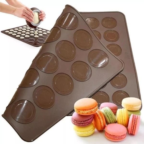 Tapete Silicone para Macarons 39x28,5cm C...
