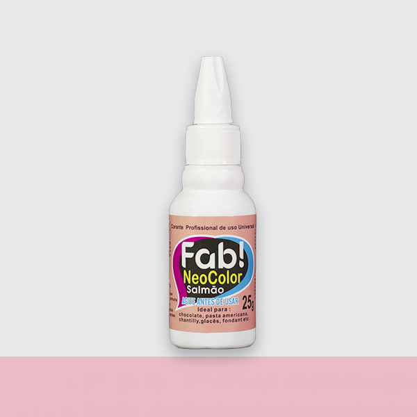 Corante Universal Salmão 25g gel - FAB Ne...