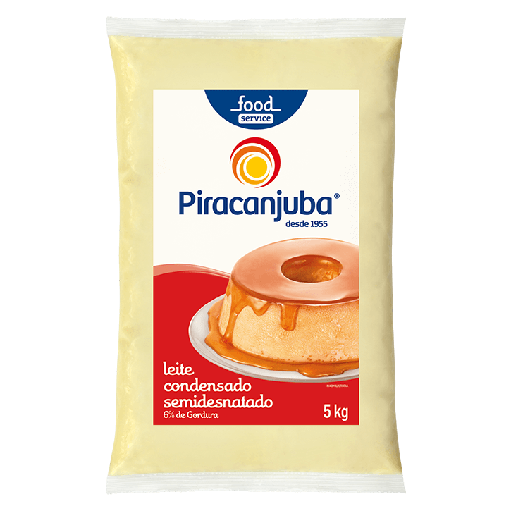 Leite Condensado semi 6% BAG 5kg PIRACANJ...