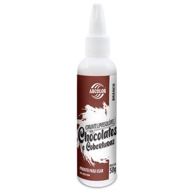Corante Lipossoluvel Gel Branco 50g ARCOLOR