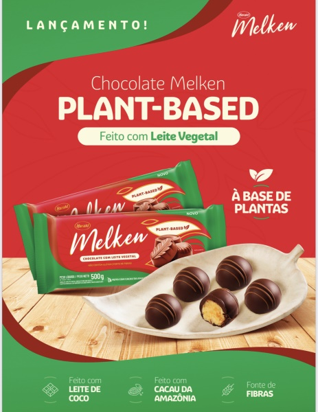 Chocolate Nobre Plant Based Barra 500g HA...