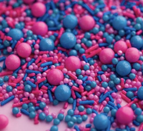 Confeito Sprinkles Pink Blue 50g JADY