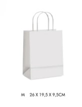 Sacola Papel Nicolau M 26x19,5x9,5 - 01 u...