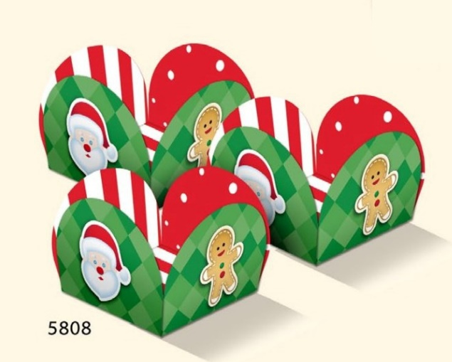 Caixeta Para Doce Natal 35mm - 50 unidade...