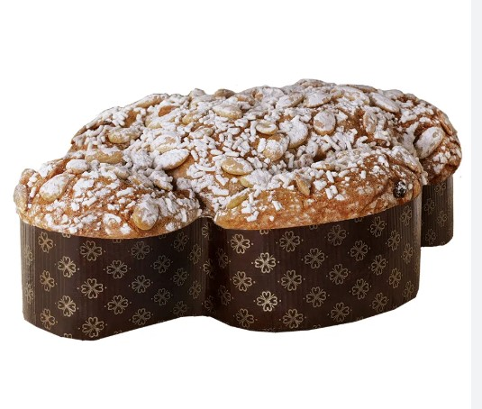 Forma Colomba 500g Marrom Fiori 5 unidade...