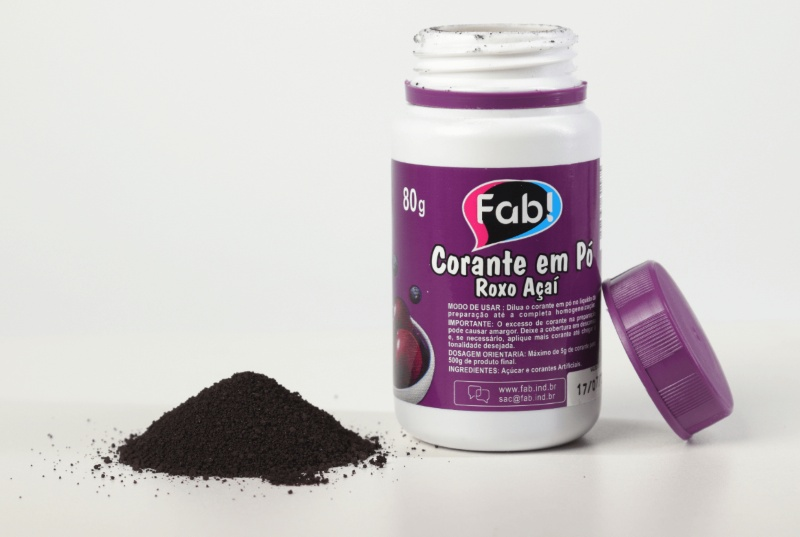 Corante em Pó Roxo Açaí 80g FAB