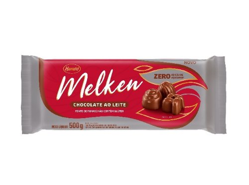 Chocolate Nobre Ao Leite  Zero Barra 500g...