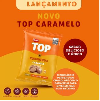 Cobertura Chocolate Caramelo Gotas - 1,01...