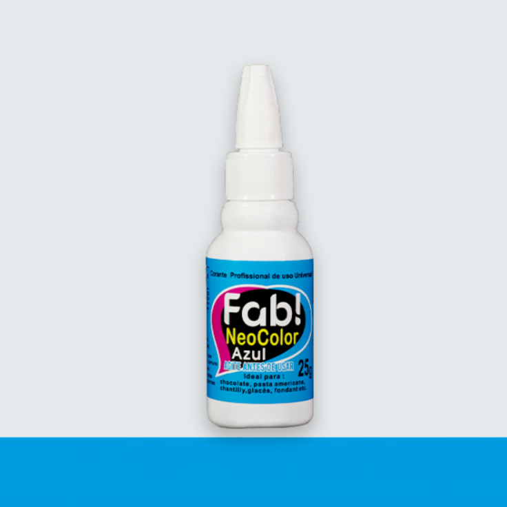 Corante Universal Azul 25g gel - FAB Neoc...