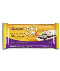 Cobertura sabor Chocolate Meio Amargo Bar...