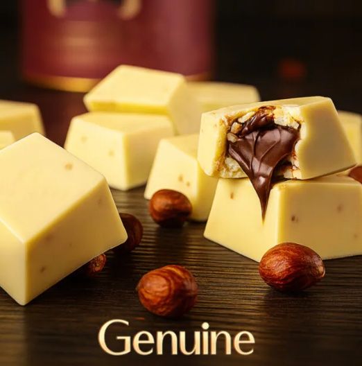 GENUINE Choc Branco Gotas 2,05kg