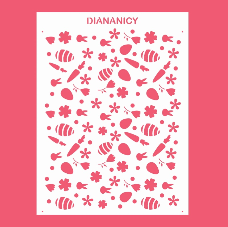 DIANANICY Estêncil Nº 189 Páscoa Diversos