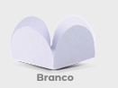 Forma 4 Pétalas Branca 3,5x2,2cm 50 unida...