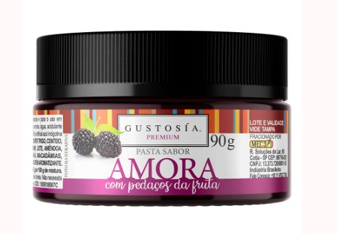 Pasta Saborizante Amora 90g GUSTOSIA