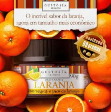GUSTOSIA Pasta Laranja 90g