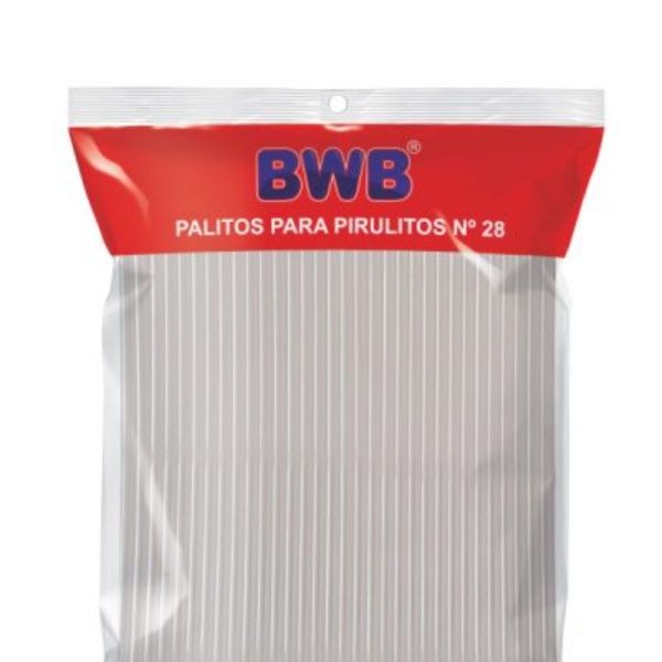 Palitos para Pirulito BWB 283 G cor Crist...