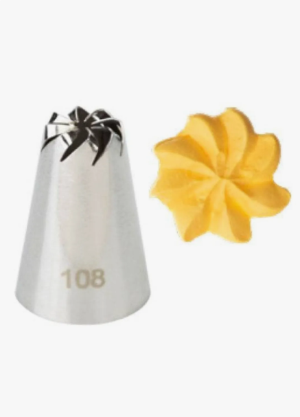 Bico De Confeitar Flor 108 SILVER