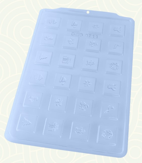 Forma para Chocolate BWB 3711 - Simples -...