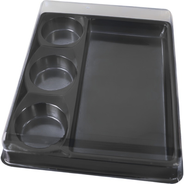 Caixa Barra BWB143030 Preto 3 Cavidades T...