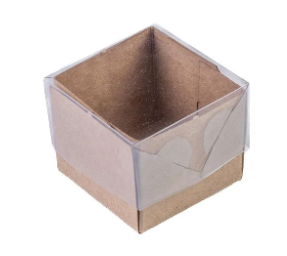 Caixa 1 Doce Tampa Acetato 40 x 40 x 35 m...