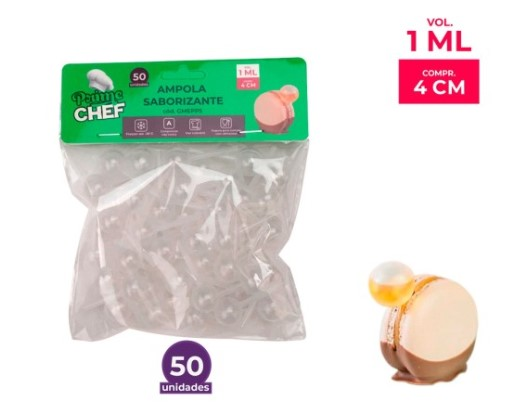 Ampola Saborizante Esfera 1mL + 50 unidad...