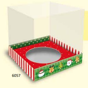 Caixa Panetone Natal 100g 99x99x116mm ULTRA