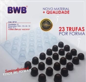 Forma para Chocolate BWB 3504 - Simples T...
