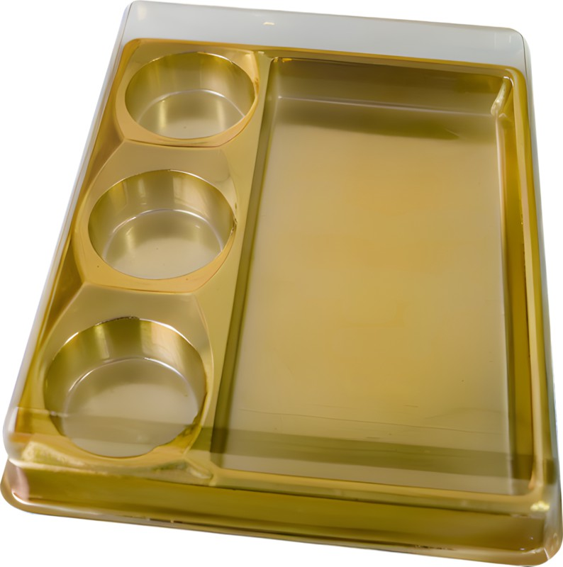 Caixa Barra  BWB14300 Dourado 3 Cavidades...