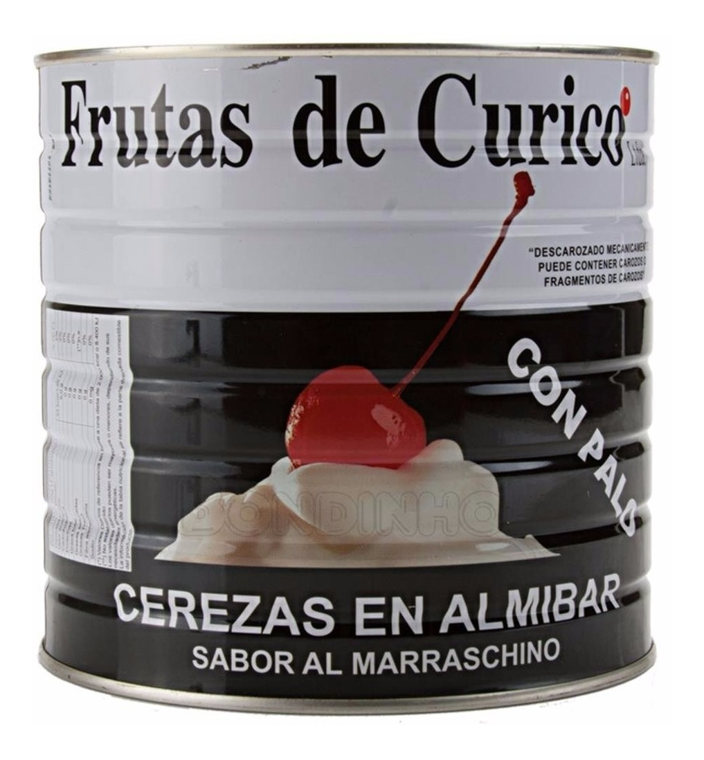 Cereja Marrasquino com talo balde 1,65kg ...
