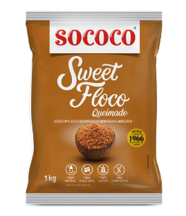 Coco Queimado Flocos 1kg SOCOCO