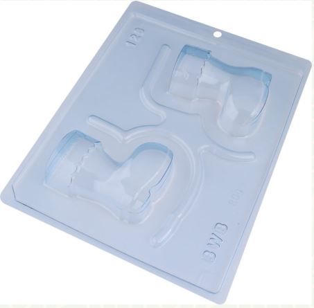 Forma para Chocolate BWB 128 - 3 Partes B...