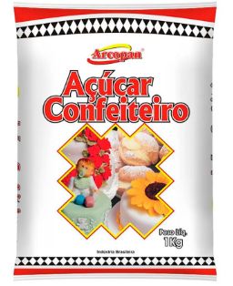 Açúcar de Confeiteiro 1kg ARCOLOR